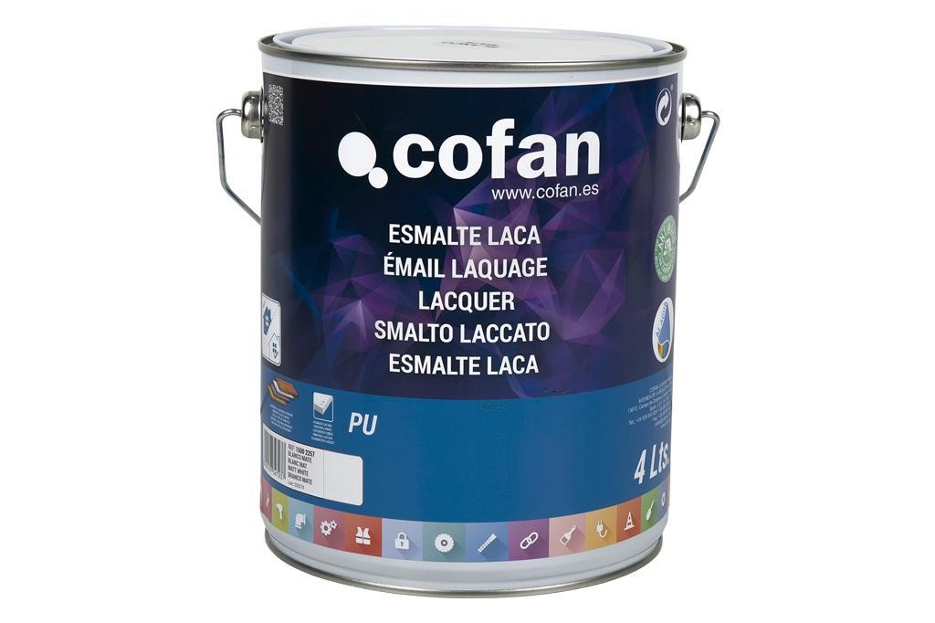 Esmalte Laca Al Agua Blanco 4 L Mate