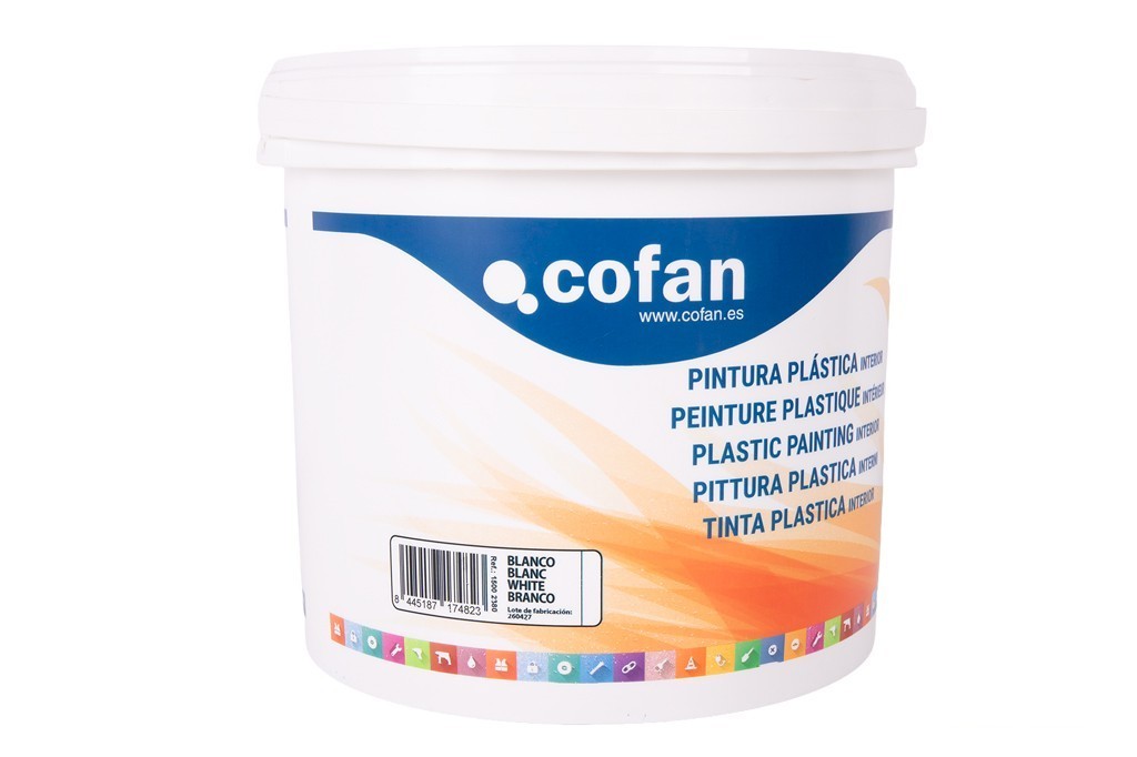 Pintura Plástica Interior Mate 5 Kg Blanco