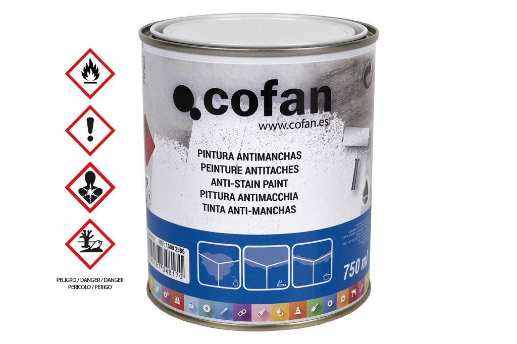 Pintura Antimanchas Al Disolvente 750 Ml Blanca