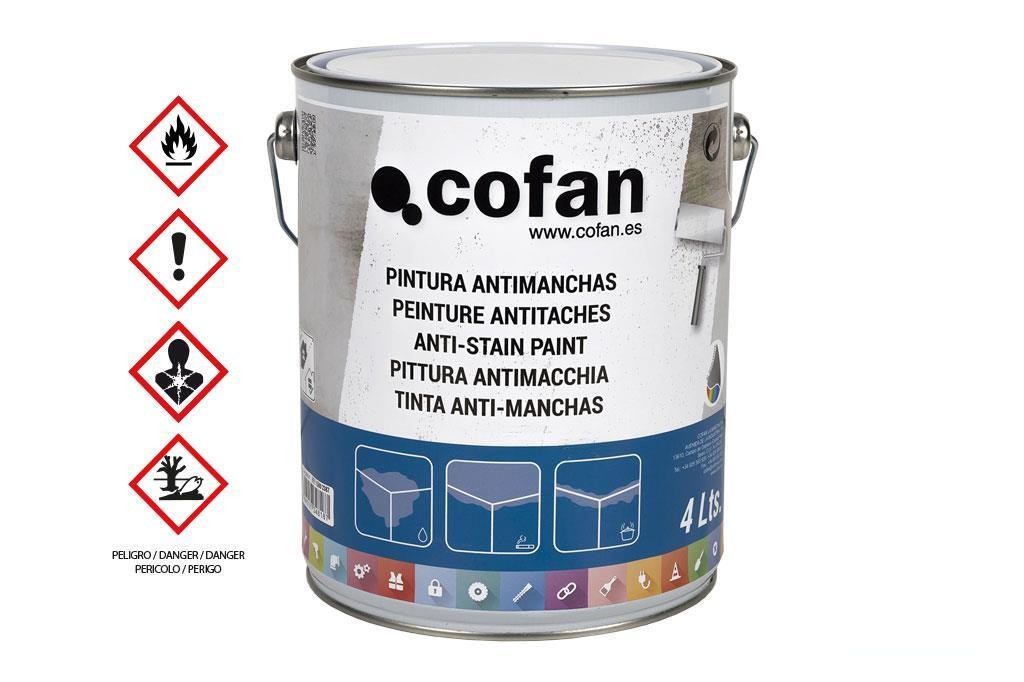 Pintura Antimanchas Al Disolvente 4 L Blanca