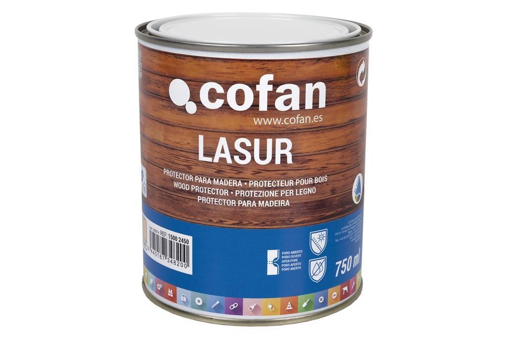 Lasur Protector Al Agua para Madera Mate Incoloro 750 Ml
