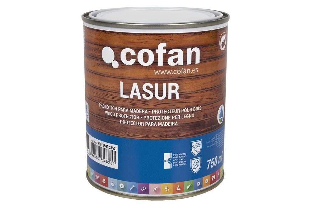 Lasur Protector Al Agua para Madera Mate Roble 750 Ml
