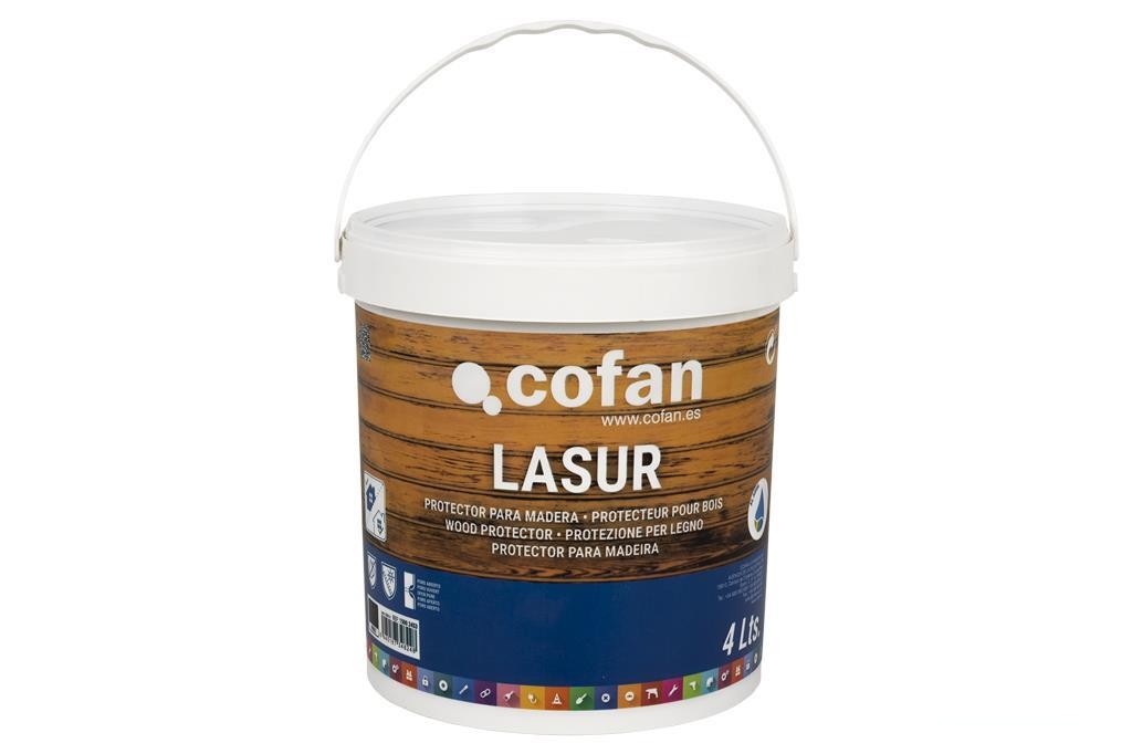 Lasur Protector Al Agua para Madera Mate Roble 4 L