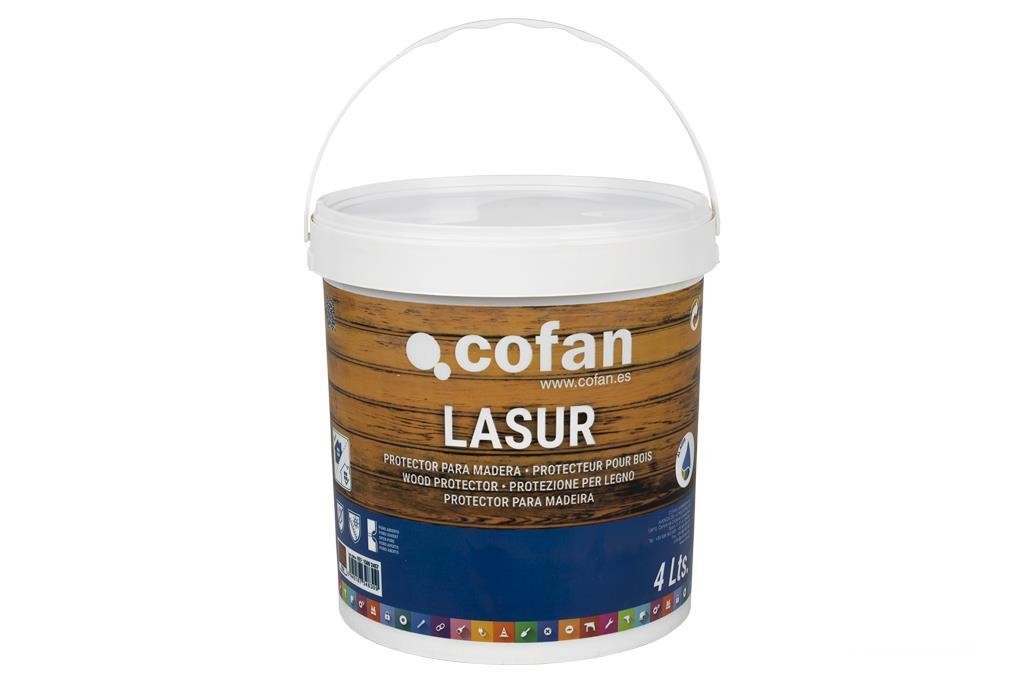 Lasur Protector Al Agua para Madera Mate Teca 4 L