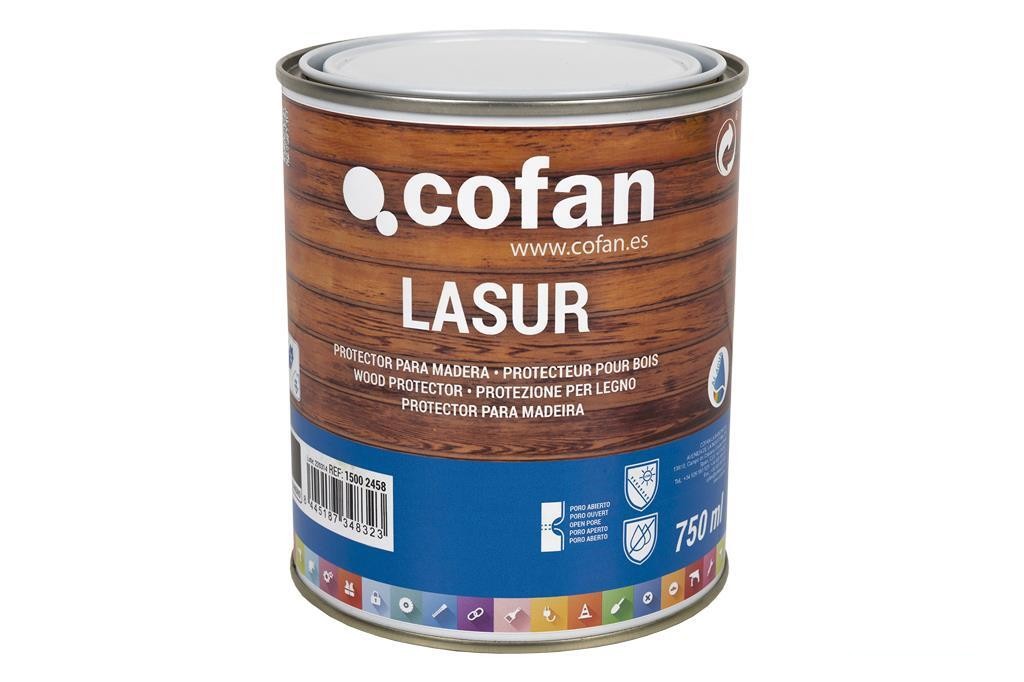 Lasur Protector Al Agua para Madera Mate Palisandro 750 Ml