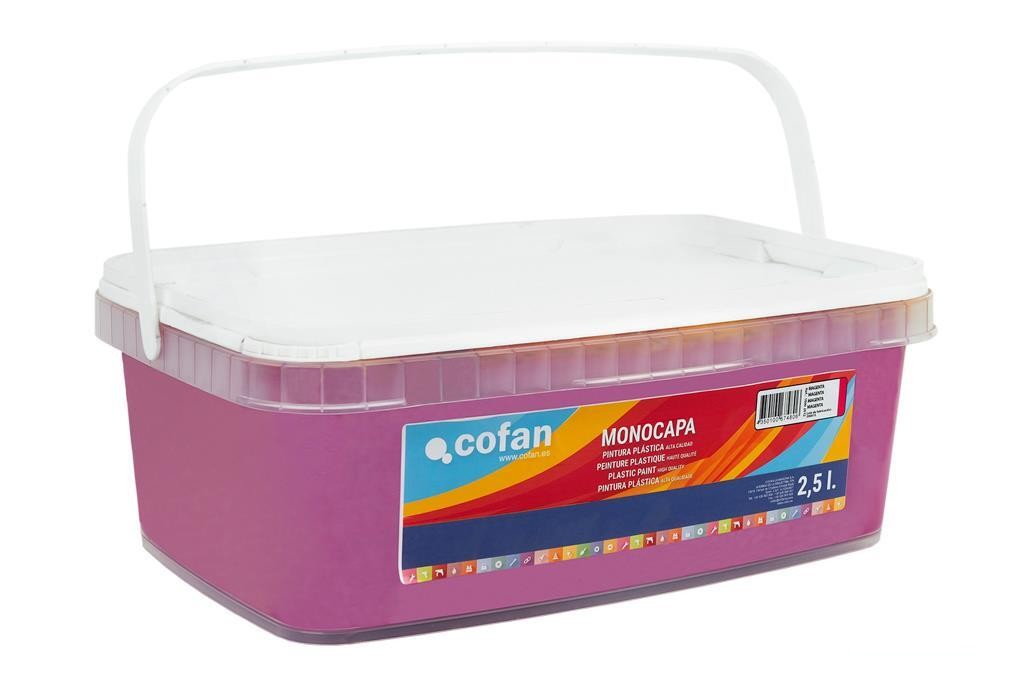 Pintura Plástica Monocapa Magenta (2,5 Lt)