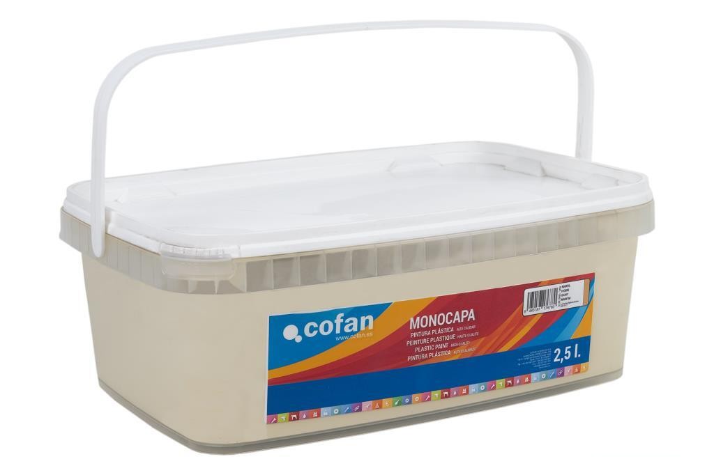 Pintura Plástica Monocapa Marfil (2,5 Lt)