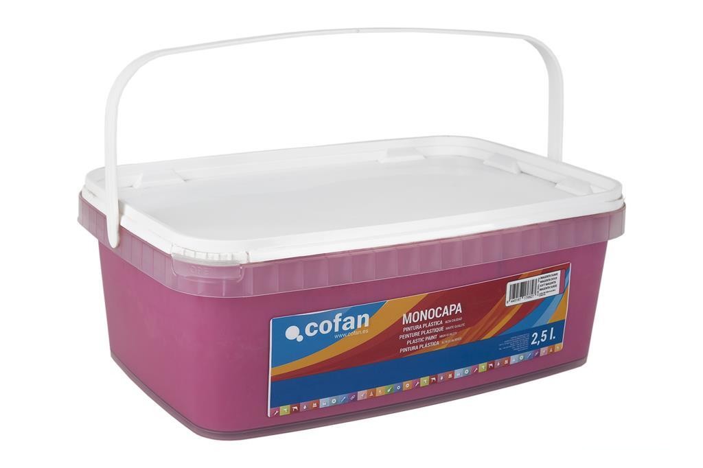 Pintura Plástica Monocapa Magenta Suave (2,5 Lt)
