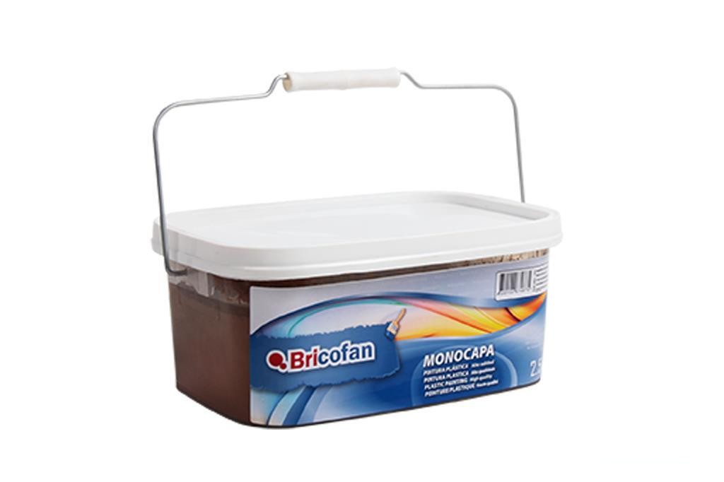 Pintura Plástica Monocapa Marron Choco. (2,5 Lt)