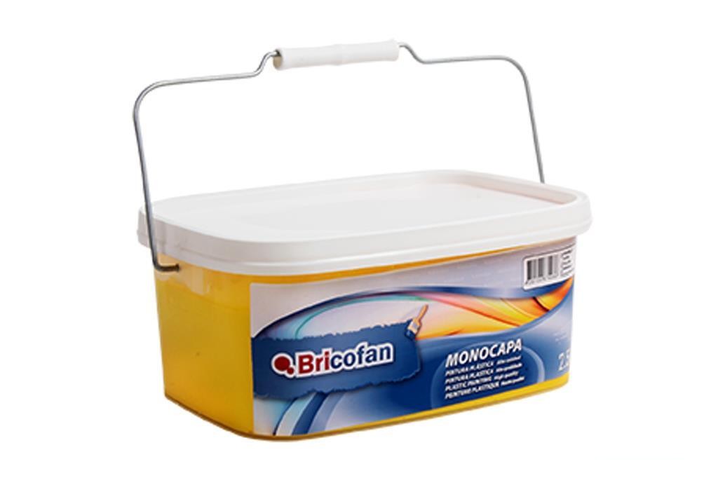 Pintura Plástica Monocapa Amarillo (2,5 Lt)