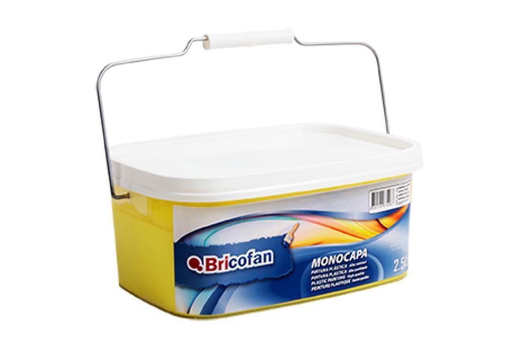 Pintura Plástica Monocapa Amarillo Limón (2,5 Lt)