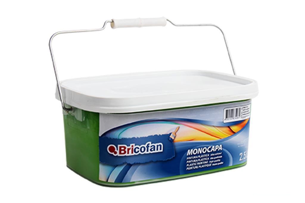 Pintura Plástica Monocapa Verde Yuca (2,5 Lt)