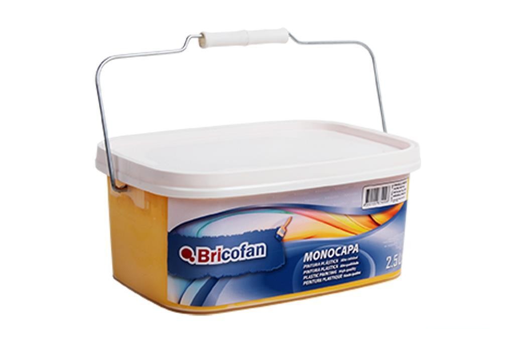 Pintura Plástica Monocapa Amarillo Medio (2,5 Lt)