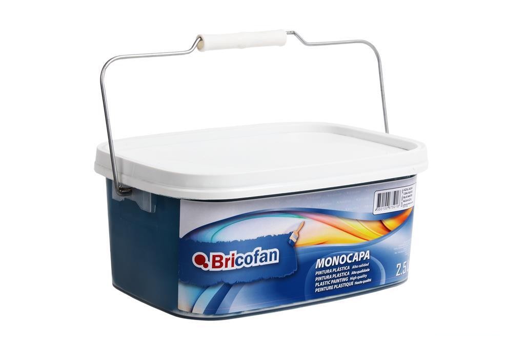 Pintura Plástica Monocapa Azul Agua (2,5 Lt)