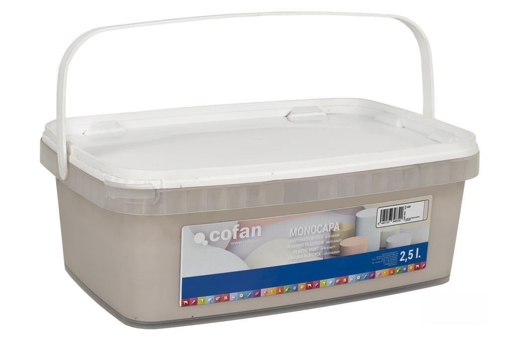 Pintura Plástica Monocapa Gris 2,5 L