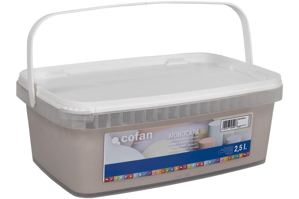 Pintura Plástica Monocapa Gris Vintage 2,5 L