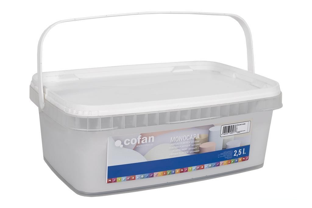 Pintura Plástica Monocapa Blanco Aura 2,5 L