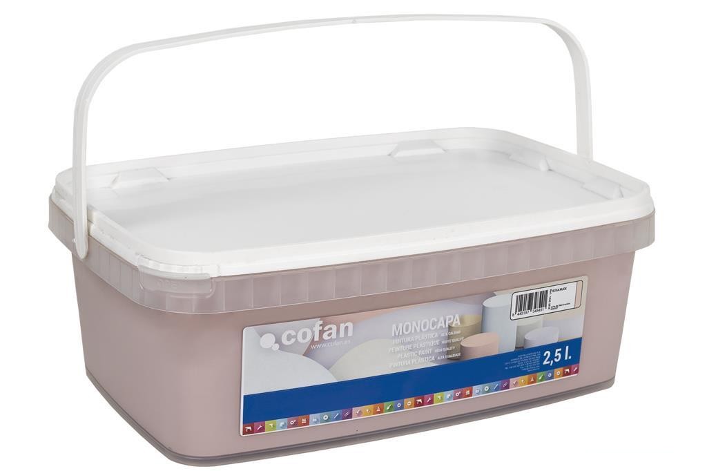 Pintura Plástica Monocapa Rosa Nude 2,5 L