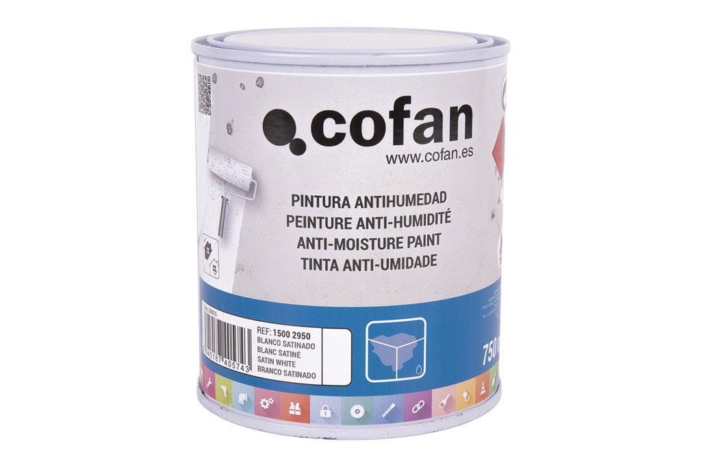 Pintura Antihumedad Sintética (750 Ml) Blanco Satinado