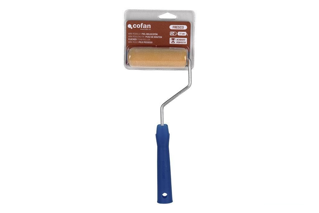 Mini Rodillo Piel Melocotón 11cm Ø18Mm - vista alternativa