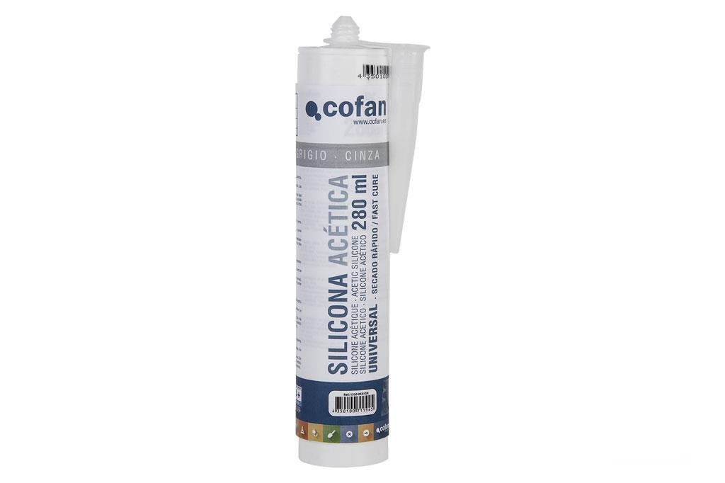 Silicona Acetica Universal 280 Ml Gris