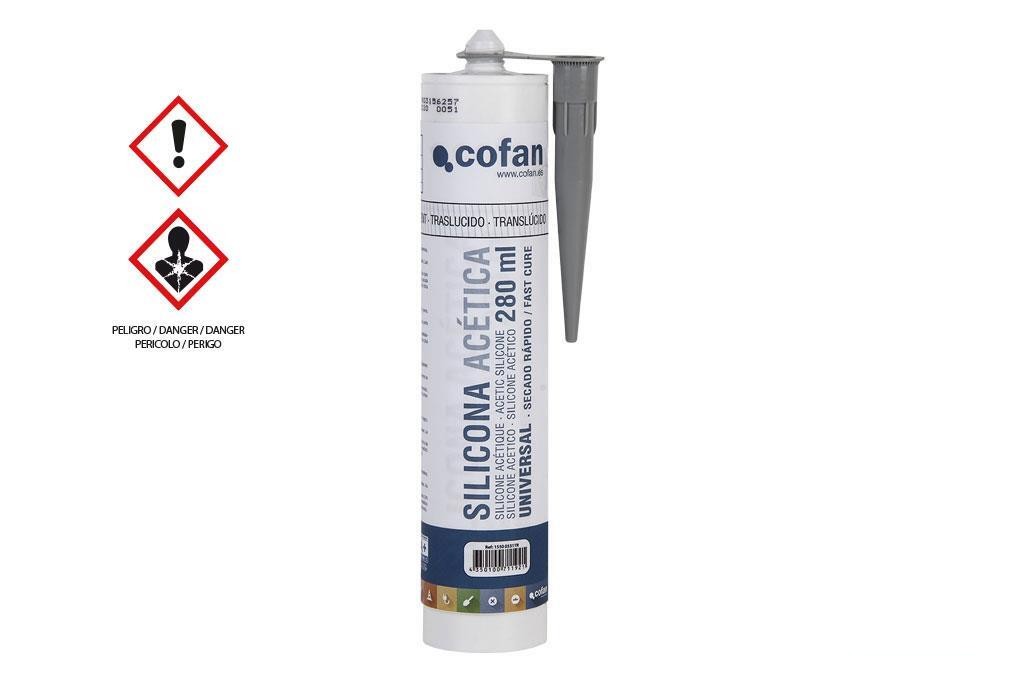 Silicona Acética Universal 280 Ml Translúcido