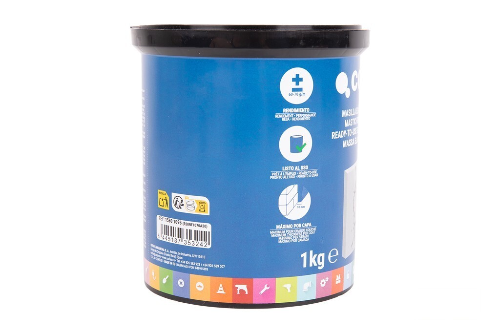 Masilla Elástica Fibrada para Exterior 1 Kg