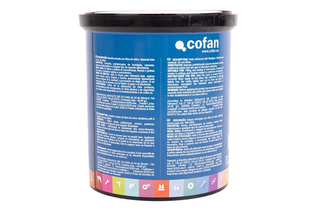Masilla Elástica Fibrada para Exterior 1 Kg - vista alternativa