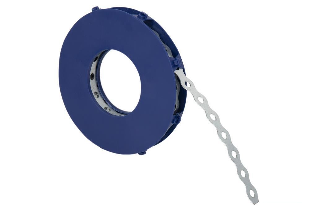 Cinta Perforada Galvanizada 17 X 0,8 X 10 M