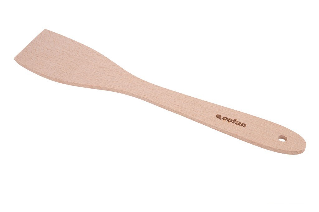 Paleta de Madera con Mango Plano Sin Ranuras 30 Cm - vista alternativa