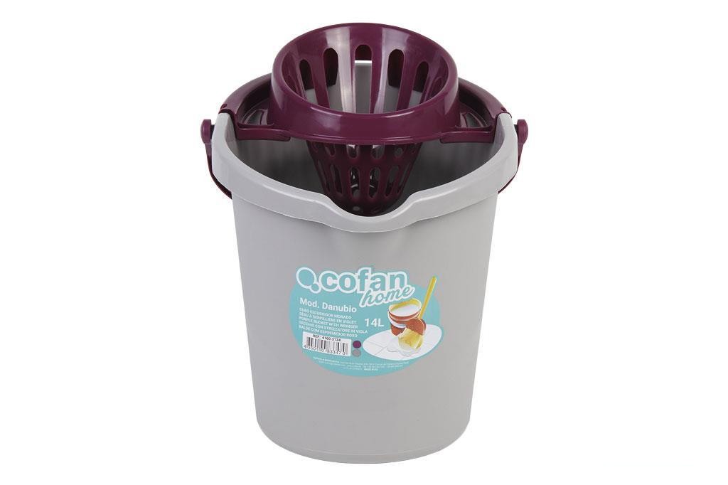 Cubo Escurridor 14L.morado - vista alternativa