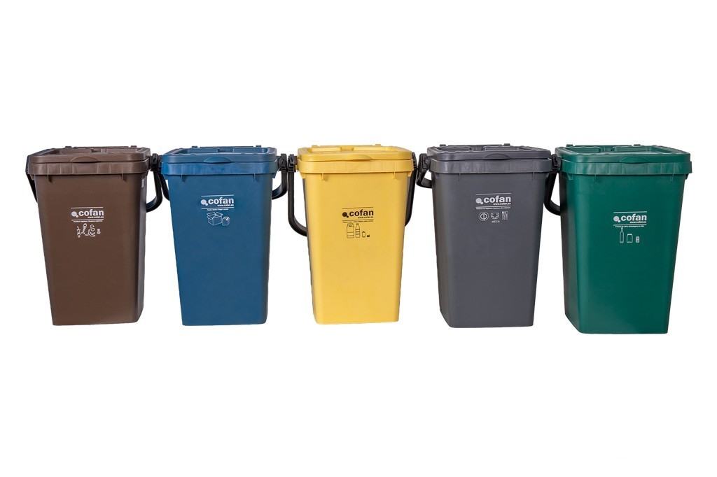 Contenedor Gris para Restos 25L. - vista alternativa
