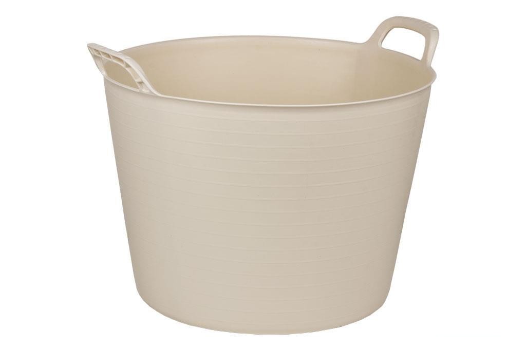Capazo 42 L Beige 48.5 X 45 X 38 Cm Venta Unitaria