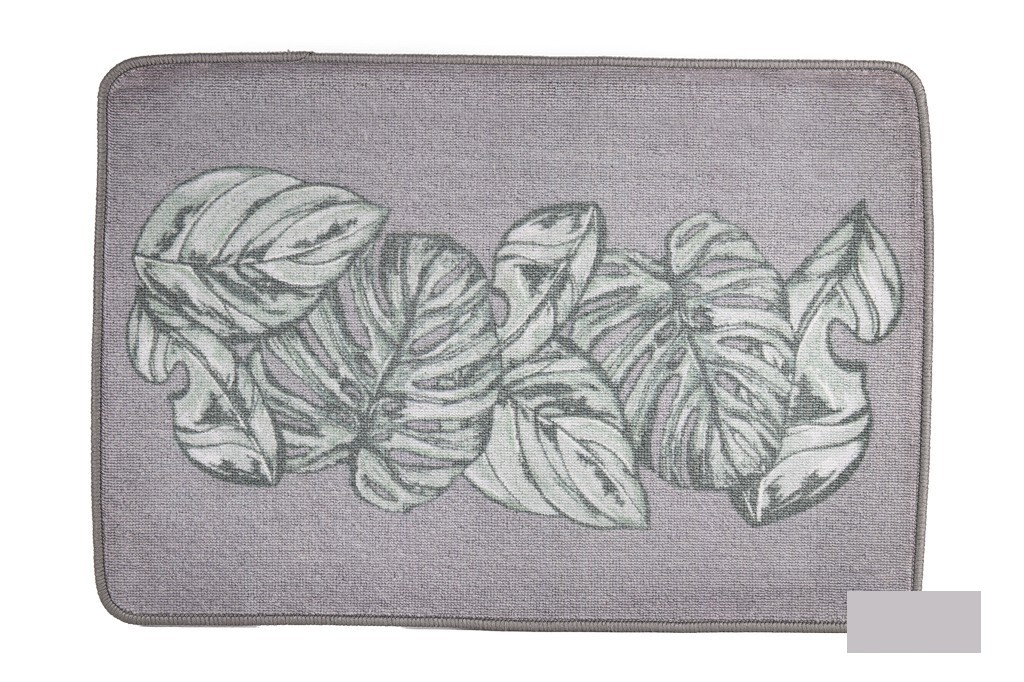 Felpudo con Estampado Digital Hojas Grandes 50 X 70 Cm