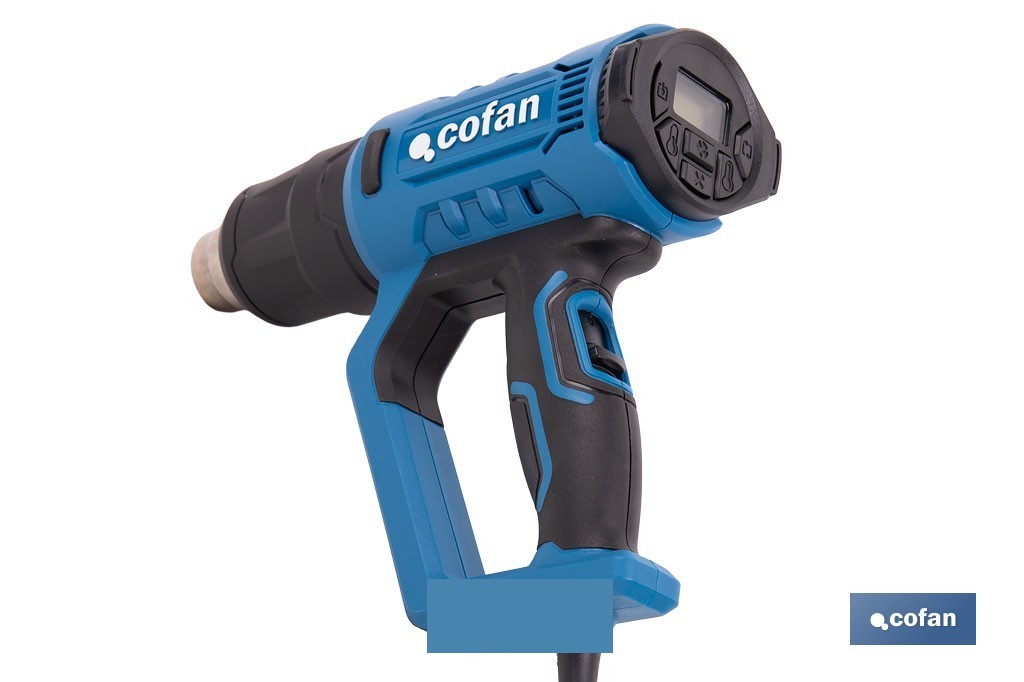 Pistola de Aire Caliente con Lcd Digital Display 2000 W