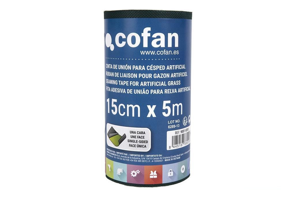 Cinta de Unión para Césped Artificial Una Cara 15 Cm X 5 M Verde