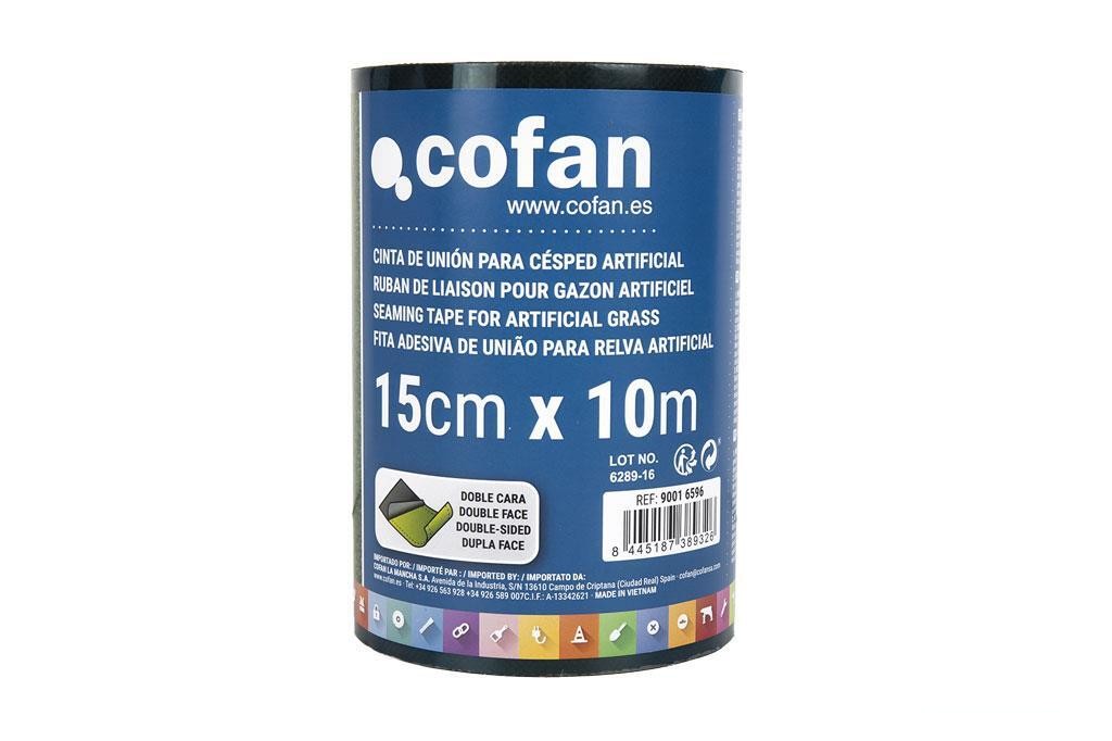 Cinta de Unión para Césped Artificial Doble Cara 15 Cm X 10 M Verde