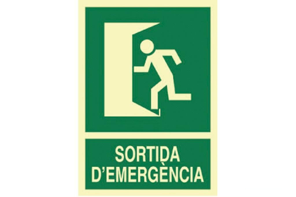 Señal Luminiscente 297X210Mm.
