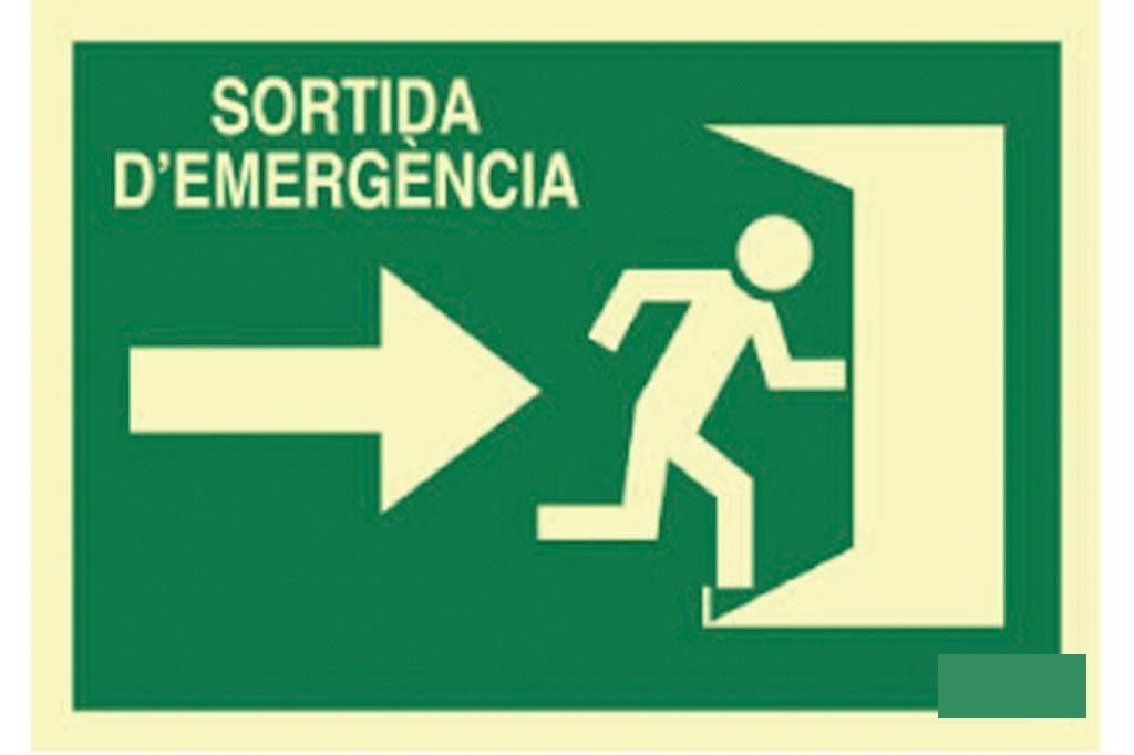 Señal Luminiscente 297X210Mm.