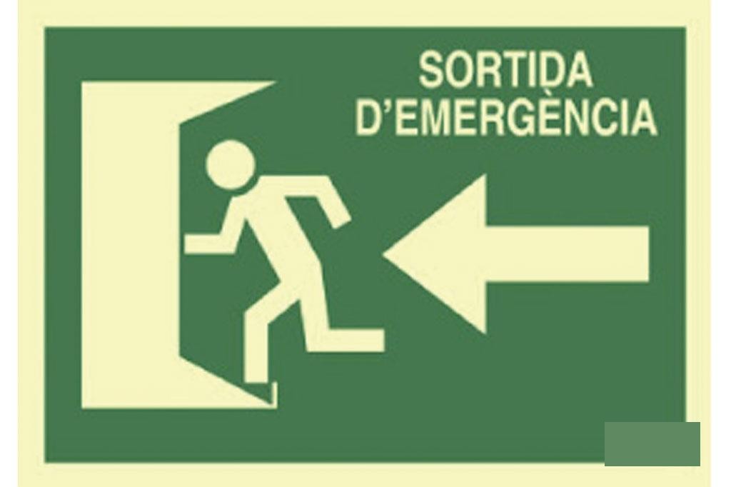 Señal Luminiscente 297X210Mm.