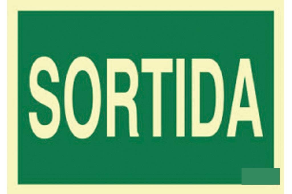 Señal Luminiscente 297X210Mm.