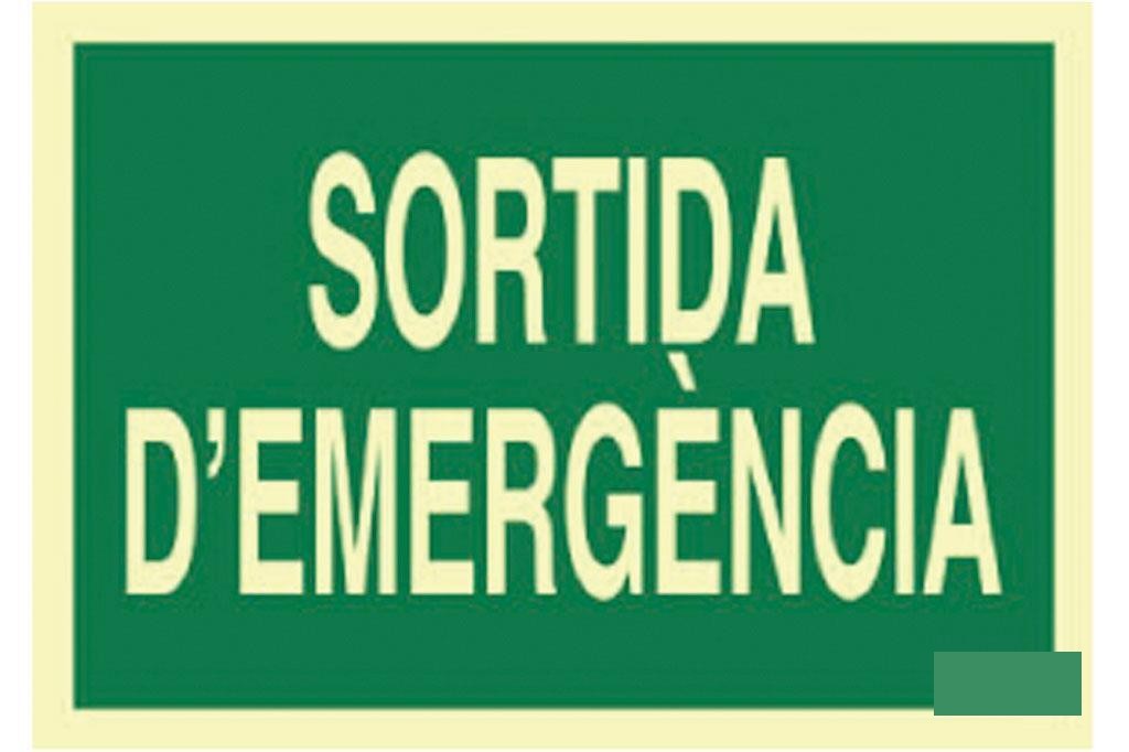 Señal Luminiscente 297X210Mm.
