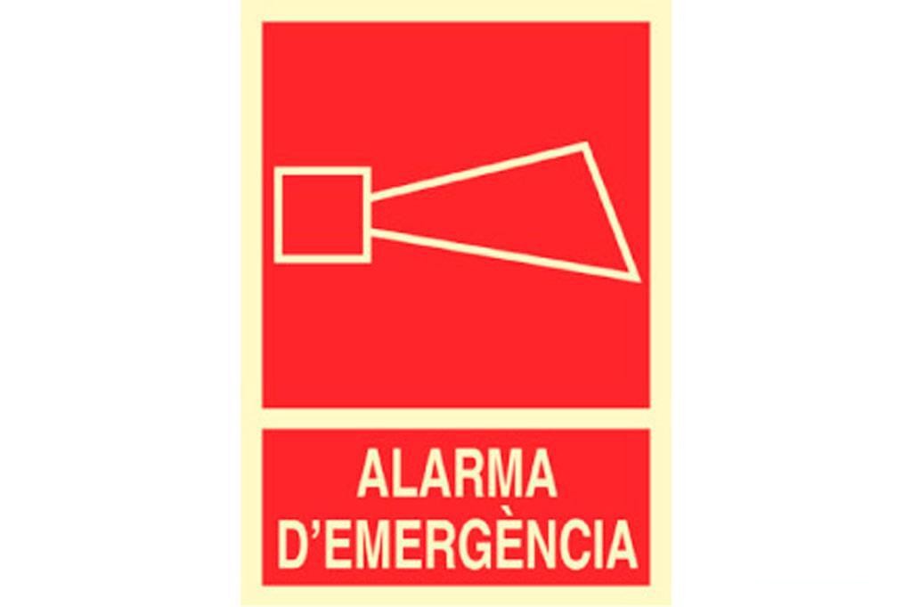 Señal Luminiscente 297X210Mm.