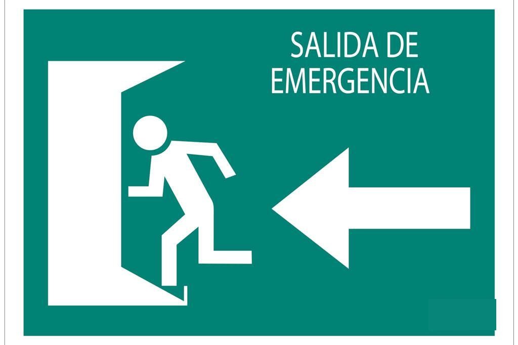 Señal Luminiscente 420X297Mm.