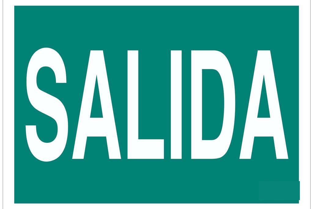 Señal Luminiscente 148X105Mm.