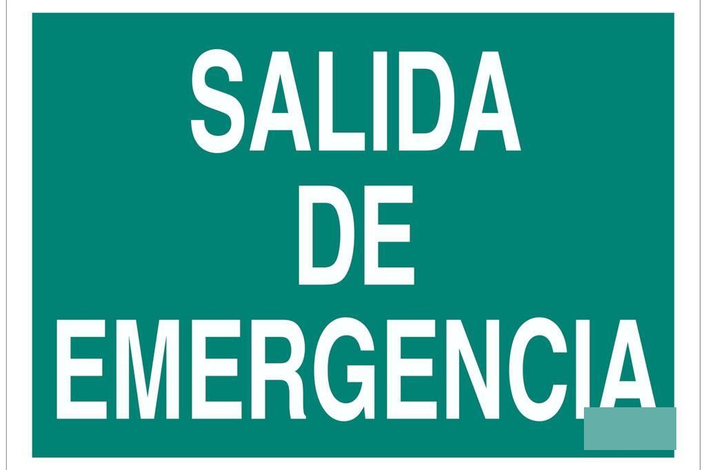 Señal Luminiscente 210X148Mm.