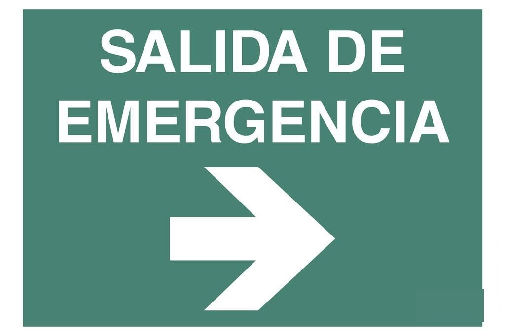 Señal Luminiscente 297X210Mm.