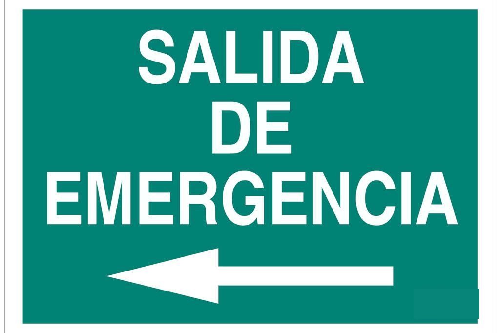 Señal Luminiscente 420X297Mm.