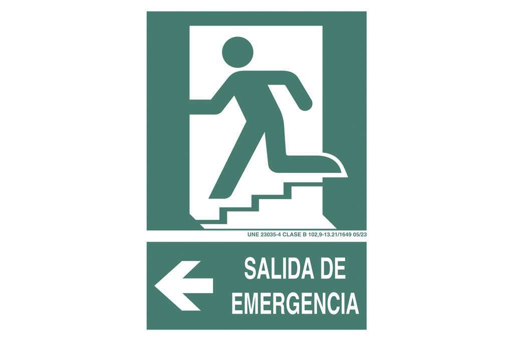 Señal Luminiscente 210X148Mm.