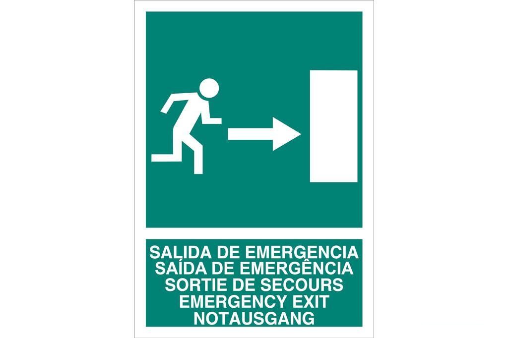 Señal Luminiscente 297X210Mm.